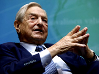 Politico reports today that major donors--including billionaire George Soros (above), bailout beneficiary Citi and others--were approached by Obama campaign veterans to donate millions to Organizng for America, the president’s new 501(c)4 non-profit advocacy group.  
