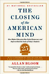 " In 1987, eminent political philosopher Allan Bloom published The Closing of the American Mind, an appraisal of contemporary America that “hits with the approximate force and effect of electroshock therapy” (The New York Times) and has not only been vindicated, but has also become more urgent today. In clear, spirited prose, Bloom argues that the social and political crises of contemporary America are part of a larger intellectual crisis: the result of a dangerous narrowing of curiosity and exploration by the university elites." - Amazon