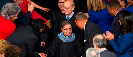 "What explains this disparity between the Notorious R.B.G. and Quiet Clarence? While Ginsburg fits the mold of a trailblazing feminist lawyer and her jurisprudence delivers on liberal expectations, Thomas defies stereotypes based on his upbringing and skin color.  Though he came of age in the heyday of the Civil Rights movement, helping organize the Black Student Union at his college and even supporting Malcolm X and the radical Black Panthers, and spent much of his career before joining the bench steeped in civil rights issues, as a judge, Thomas strives to advance the Constitution as it was written and originally understood, rather than a race-based agenda." - Daily Signal  