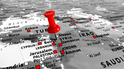 "onest Reporting, a media watchdog group that defends Israel from bias, discovered a map of the Middle East chosen for a CNN Money story that was devoid of Israel and instead read, -Palestina.'" - TruthRevolt 