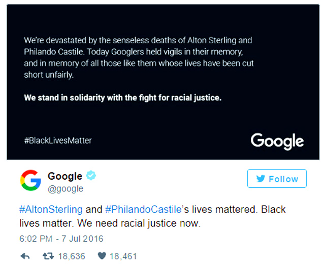 "Actually, Fusion mentions that this isn’t the first time that Mark Zuckerberg has spoken in solidarity for 'Black Lives Matter.' The source says that he has corrected other staffers on multiple occasions about changing the phrase to 'All Lives Matter,'  saying that it’s insensitive to the issues the black communities undergoes.  However, they’re not the only Silicon Valley company to show such solidarity. Google also acknowledged the injustices and issued condolences to the Sterling and Castile families." - Inquisitr 
