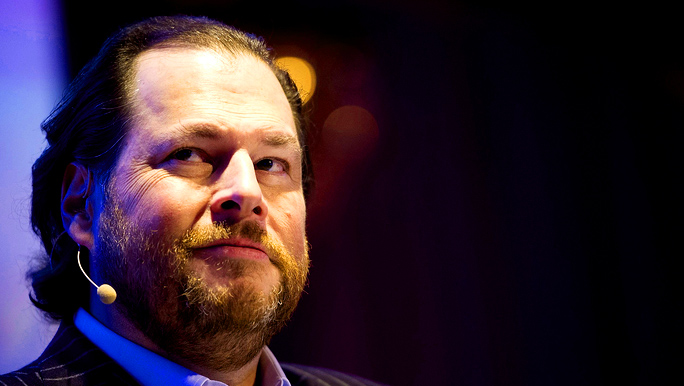 "Benioff still owns 40.3 million shares in the cloud computing company he founded in 1999. His stake, which represents around 6.5% of outstanding stock, is worth $2.2 billion. Forbes estimates his net worth at $3 billion." - Forbes 