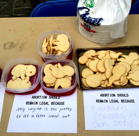 "Students from the Skeptics Society baked baby and sperm cookies, so that students could kill the babies as they ate them." - Truth Revolt 