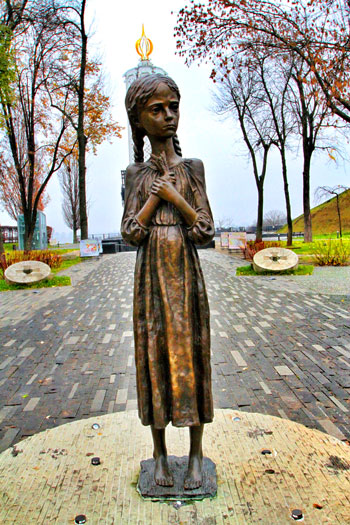 "The Ukraine is one of those countries where unimaginable tragedies seem to wash over it on a regular basis. One of those tragedies occurred in 1932-33 when millions perished in a famine induced by Joseph Stalin and the Soviet Union against the people of Ukraine. Holodomor is a Ukrainian word that literally means 'extermination by hunger.'” - Travel-Monkey 