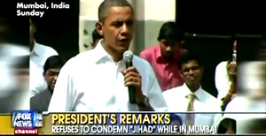 Stunning as Obama continues to show his Muslim roots he never revealed when running for office.  Liar, liar, pants on fire! "Obama Praises 'Great Religion' Islam--Can't Condemn Jihad."   