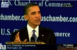 Obama: Corporate Profits "Have To Be Shared By American Workers."    