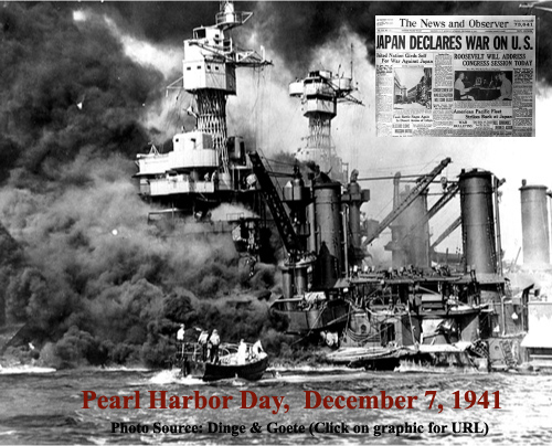 Pearl Harbor Day Photos at this Web site.  Click on graphic to view. 