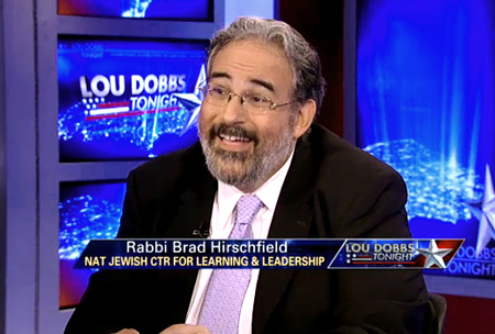 National Jewish Center for Learning and Leadership’s Rabbi Brad Hirschfield speaking on Obama’s Israeli policies’ impact on his donor and voter support in the Jewish community.