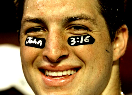Tebow Time: The three 3:16 references, boffo TV ratings and Lady Gaga love.  