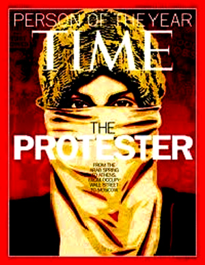 Activist Shepard Fairey, of Obama’s ‘HOPE’ poster fame, designed the cover image for Time’s “Person Of The Year.”  