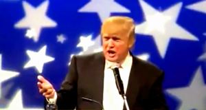 "Trump 2012! Don't be a little bitch and keep negative comments about Trump to yourself." - provider of video.  