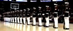 Go to www.Our.Marines.com to see the platoon's new website. This video shows the platoon's 2007 performance at a Denver Nuggets game.  
